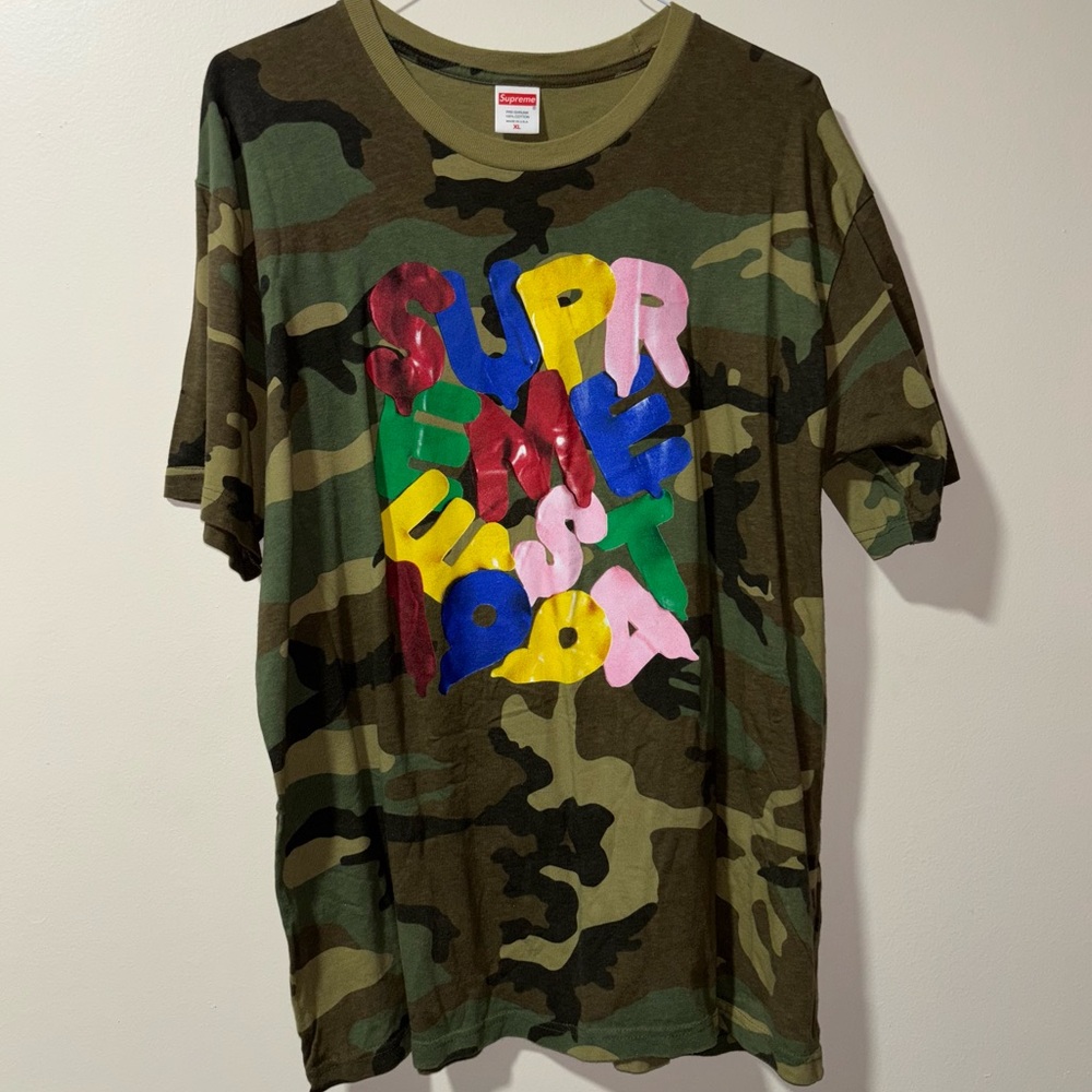 Supreme Balloons Tee Woodland Camo XL